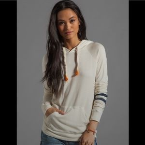 Sundry Stripes Pullover Hoodie Sweatshirt Medium 2